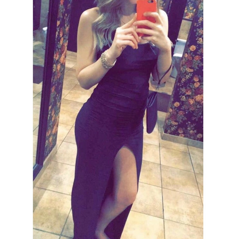 Black evening dress